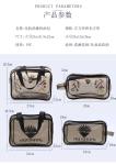 High Durability Waterproof Cosmetic Bag With Heat Transfer Printing Surface