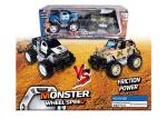 Kids 2 In 1 Friction Powered Toys Jeep Pickup Truck With Big Wheel Multicolor