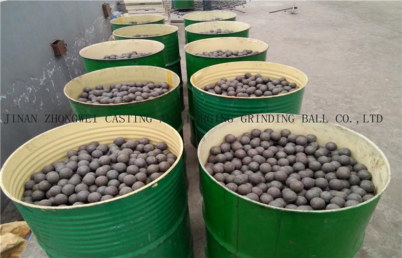 Unbreakable High impact value forged steel grinding ball for ball mill 60Mn HRC 58-63