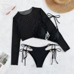 Women's black color Swimming Pool Wear for Occasions for swimming nylon fabric
