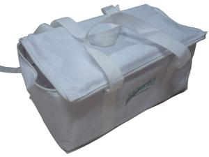 Wholesale Promotional 210D White Nylon Thermal Protective Bag, Food Carrier Bags 42 * 28 * 16 cm from china suppliers