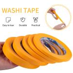 Masking Tape Rubber Adhesive Yellow Car & Wall Painting Die Cutting Washi Paper