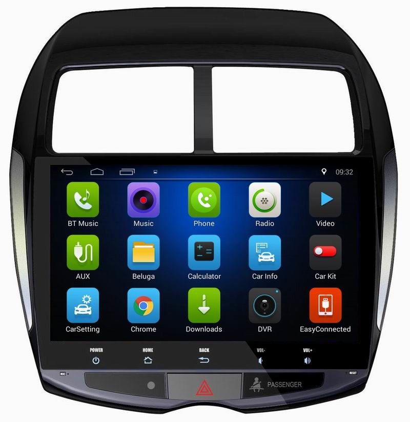 Ouchuangbo car radio head unit stereo for Mitsubishi ASX 2013-2015 with Bluetooth USB SWC gps navi video android 8.1