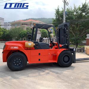 Wholesale Diesel Powered Forklift 12 Ton , Container Mast Forklift With Fork Positioner from china suppliers