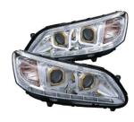 ABS Brightest LED Car Headlights For 13 - 14 Honda Accord 4dr Sedan