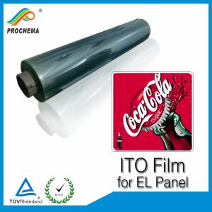 Wholesale ito film conductive ito pet film 100ohm ito coated pet film for EL printing from china suppliers