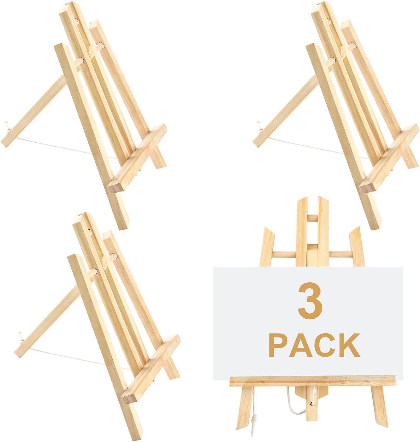 Wooden Easel, Painting Party Easel, Kids Student Tabletop Easels