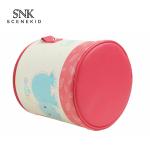 Cute Printed Round Shape PU Leather Bento Lunch Bag
