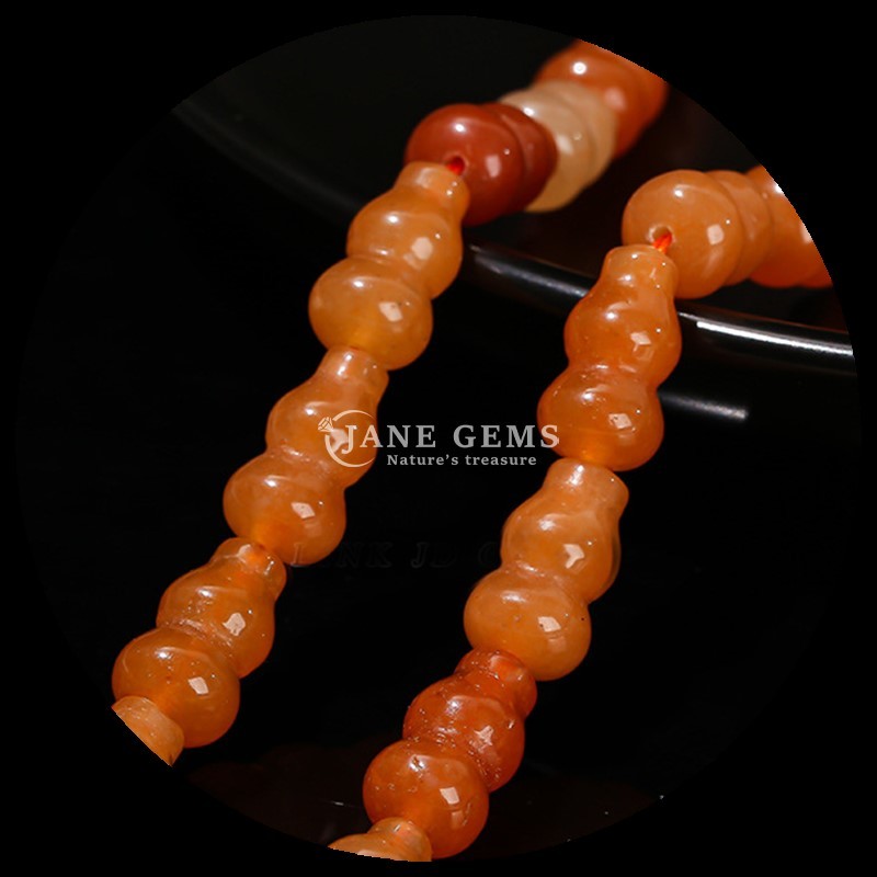 Gourd Shape Beads Crystal Gemstone Vase Shape Loose Bead Strands for DIY Jewelry Making