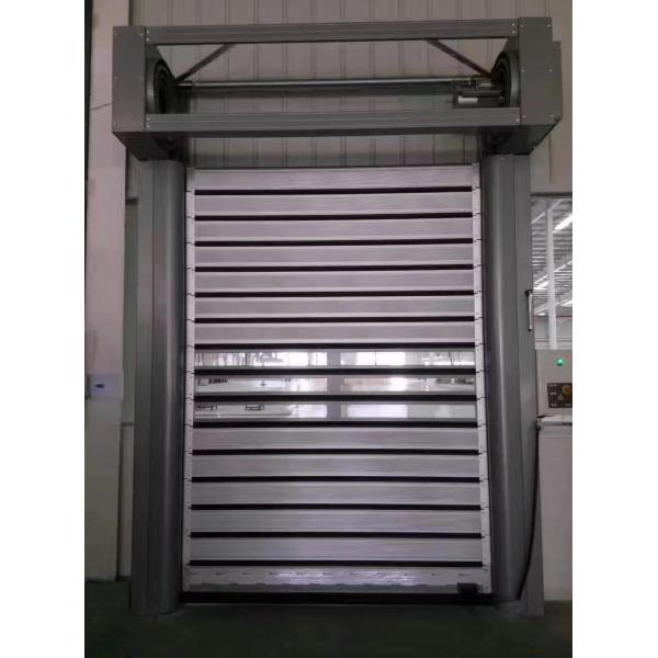 Automatic Aluminum Alloy High Speed Performance Rolling Rapid Roll up Fast Acting Roller Shutter Spiral Security Warehouse Door Garage Door