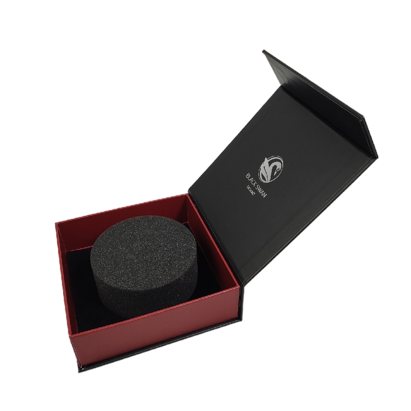 Custom Logo Jewelry Gift Packaging Box with Velvet Insert in Matt or Glossy Lamination