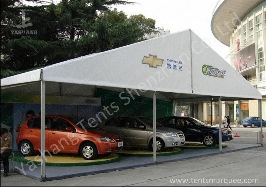 Sunblock Car Outdoor Exhibition Tents with Water Resistant PVC Fabric Cover