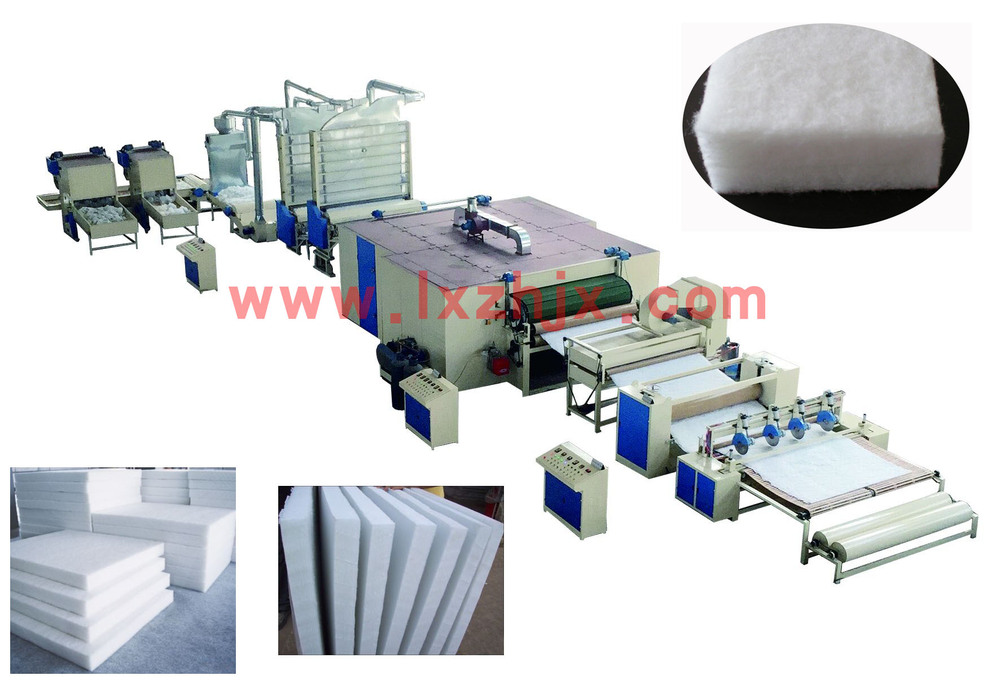 7000gsm Mattress Hard Stiff Wadding Production Line Plant