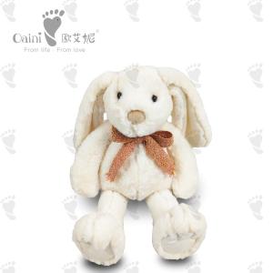 Wholesale 22 X 31cm CE Soft Plush Toy White Bunny Soft Toy Planet Friendly from china suppliers