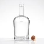 Body Material Super Flint Glass 500ml 700ml 750ml Cut Glass Liquor Bottle for