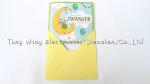 Fashionable musical birthday greeting cards , song greeting cards