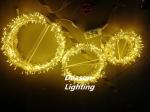 christmas mall decoration hanging led foldable ball lights
