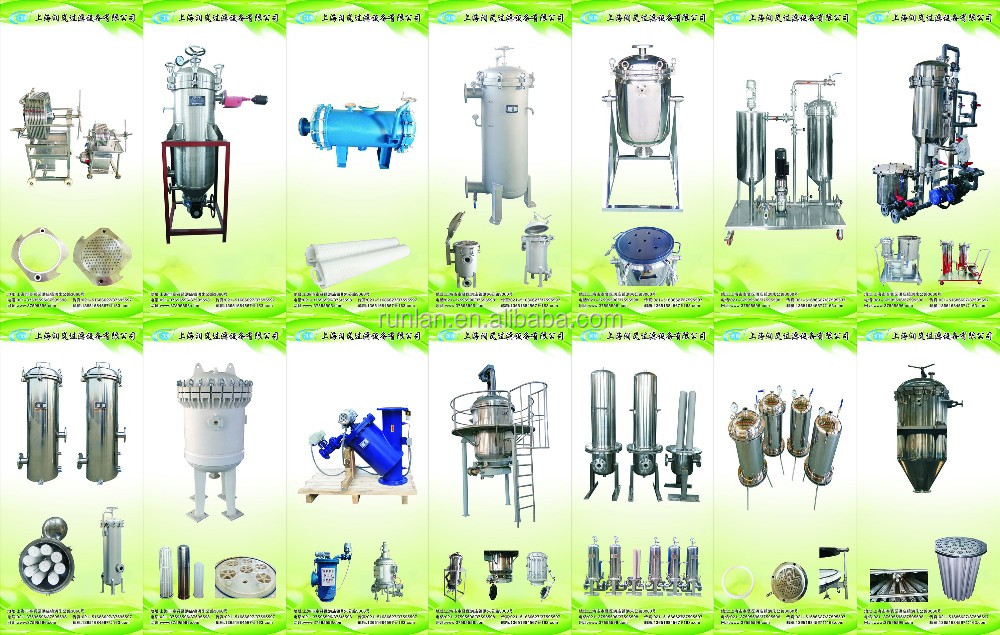Industry Liquid Filter Flange Type Precision Filter for Milk Beer and Water Treatment