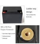 Plastic Rechargeable LiFePO4 Battery 12V 40AH For Electric Vehicles Solar System
