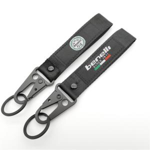 Wholesale Heritage Italian Keychain | Benelli SINCE 1911 Embroidery | Reinforced Metal Clips &amp; Timeless Appeal​ from china suppliers