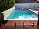 Outdoor Glass Railing Aluminium Tubular Balustrade