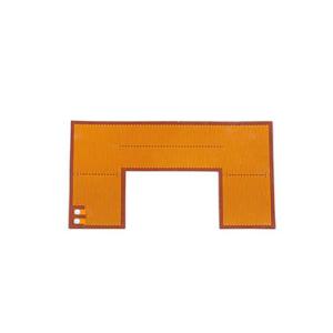 China Thickness 0.3mm 12V 200W Clear Amber Flexible Polyimide Heater on sale
