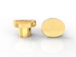 Shiny Gold Customied Own Logo Zamak Perfume Caps Zinc Perfume Bottle Caps
