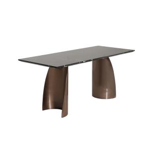 Wholesale Satin Finish Modern Marble Dining Table Dining Room / Hotel Furniture from china suppliers