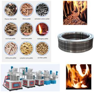 Wholesale 55-160kw Wood Pellet Machine 4-12mm Diameter Feed Pellet Machine from china suppliers