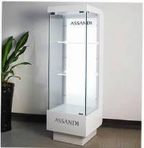 Wholesale Tempered Wooden Display Stands , Purfume / Diamond Necklace Glass Display Cabinet from china suppliers