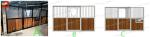 Infilled Bamboo Sliding Door Prefabricated European Stalls