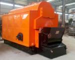Rice Mill Hot Water Wood Boiler , Biogas Hot Water Boiler Chain Grate Stoker