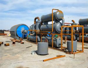 Wholesale 5ton-30ton full automatic continuous scrap rubber tyre pyrolysis to oil equipment from china suppliers