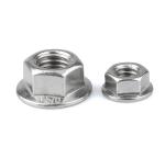 Hex Flanged Nyloc Nuts M7 Cold Galvanized Powder Coated ISO 9001 Approved