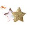 Polygon Rigid Board Luxury Gift boxes , Five Stars Candy Gift Boxes With Special Texture Paper Covering for sale