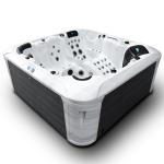 6 Seats Household Pearl White Whirlpool Spa Bathtub Outdoor Hot Tubs