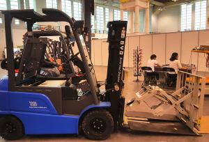 Wholesale AC Drive Motors Battery Powered Forklift 3m 2.5T Electric Counterbalance Truck from china suppliers