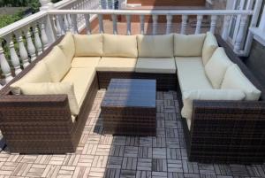 Wholesale Rattan Lounge Sofa Set Outdoor Garden Patio Furniture Waterproof Sunproof Outdoor from china suppliers