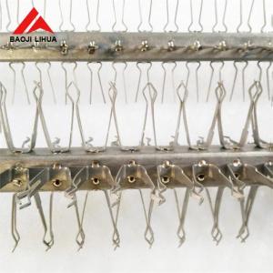 Polished Surface Titanium Anodizing Jigs Customized Gr1 Gr2