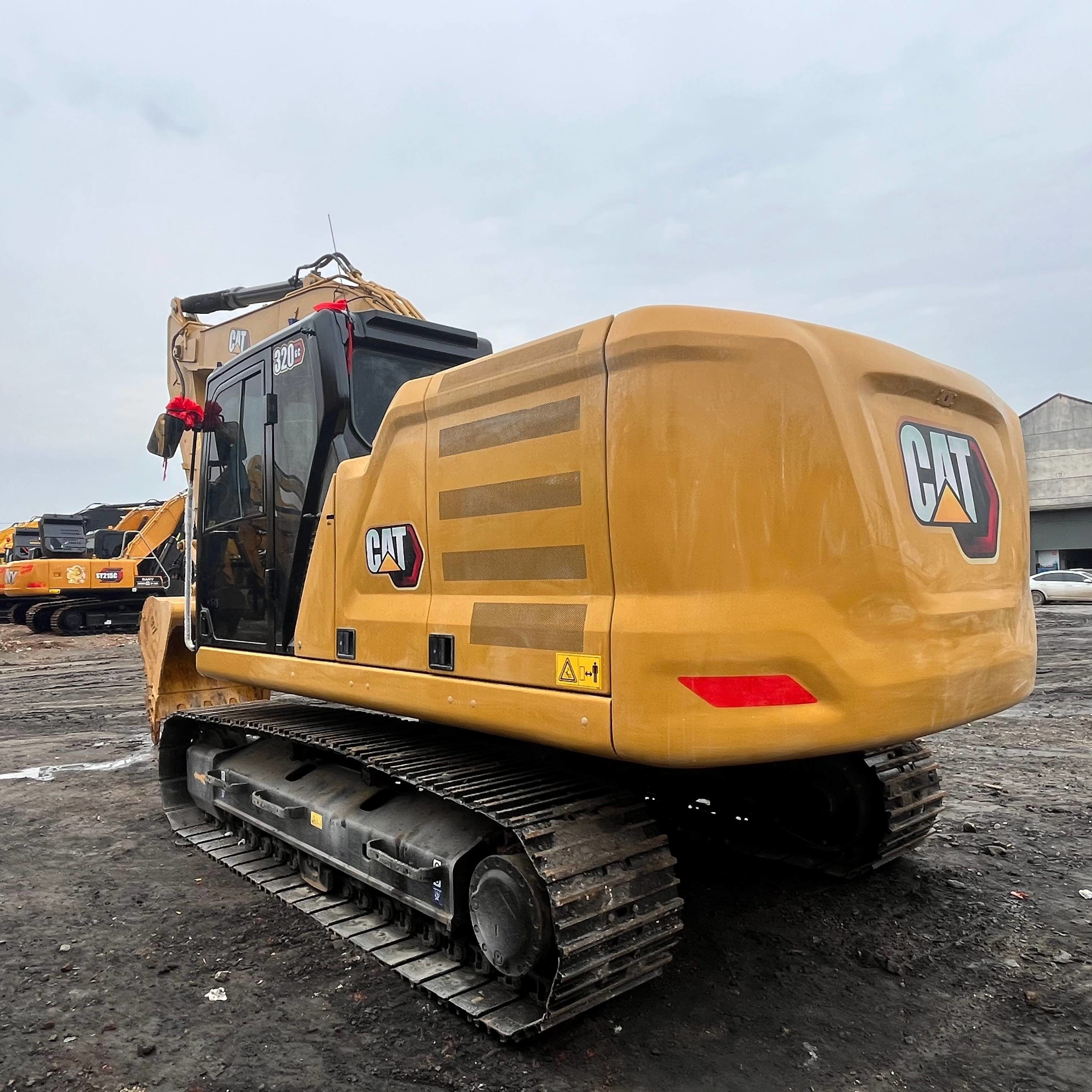 Used Cat 320GC Mining Excavators Construction Secondhand 20 Ton Large Digger