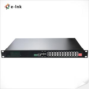Wholesale Rackmount Industrial L2+ Managed Switch 24 Port 1000T 802.3at PoE + 4 Port 1000X SFP from china suppliers