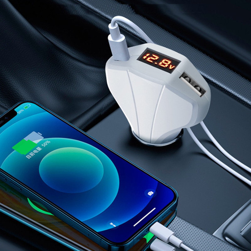5V 7A 35W USB C Car Adapter Charger Adopt With Intelligent Chip