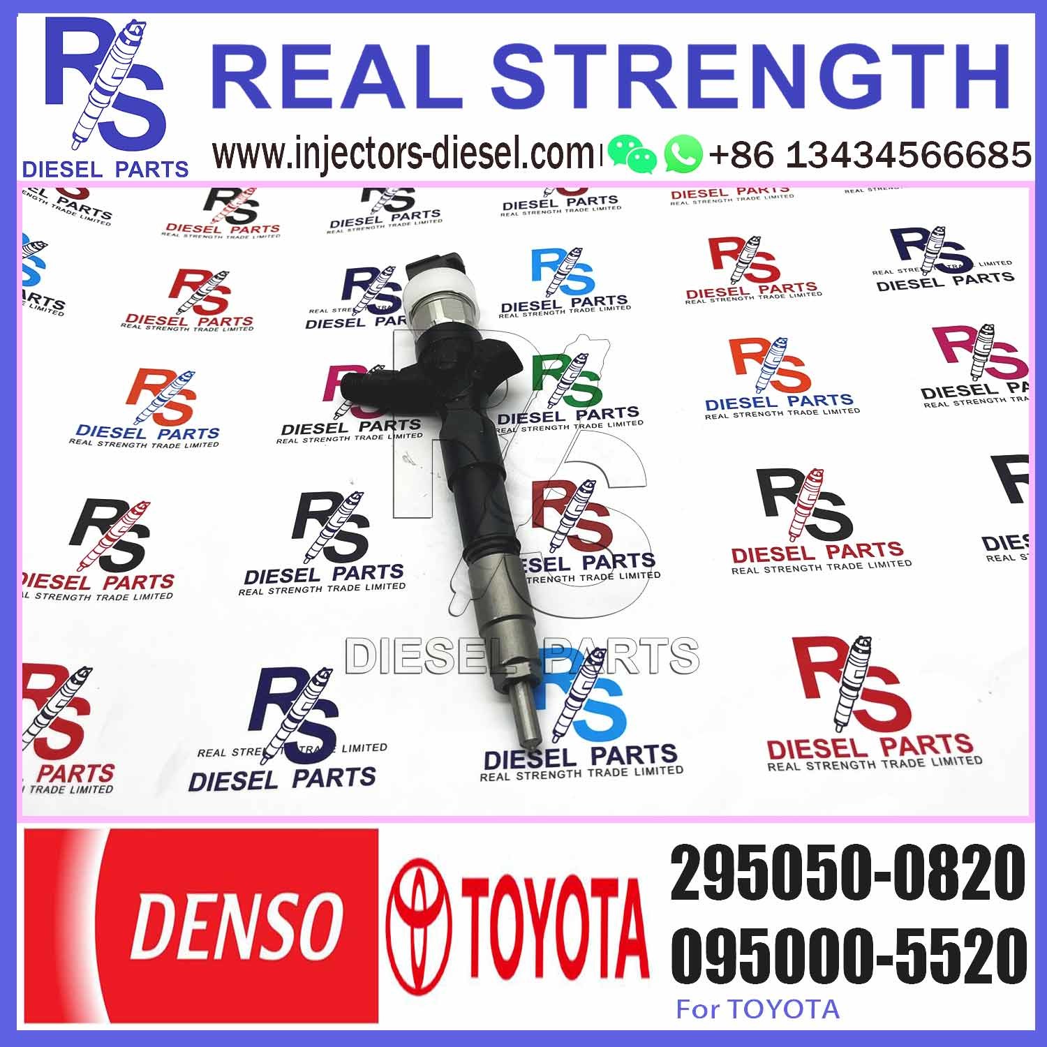 Common Rail Injector 23670-30380 295050-0820 for diesel injector 9709500-082