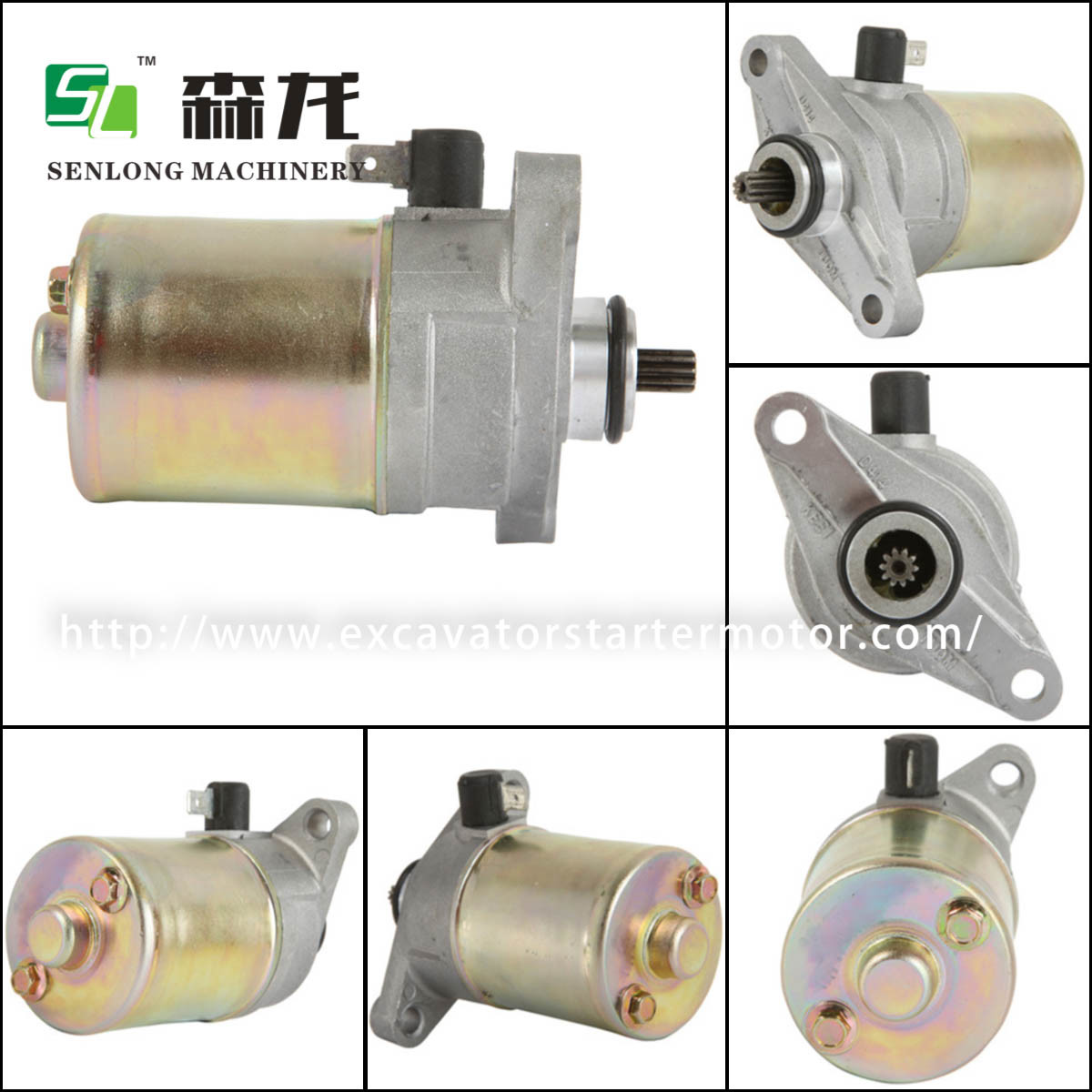 Starter Polaris AGILITY RS 50 GY6-50/80 Motorcycle 12V 10T CCW 31210-KEE1-90A 31210-GAK-9000-M3 31210-GKAK-901 SCH0029