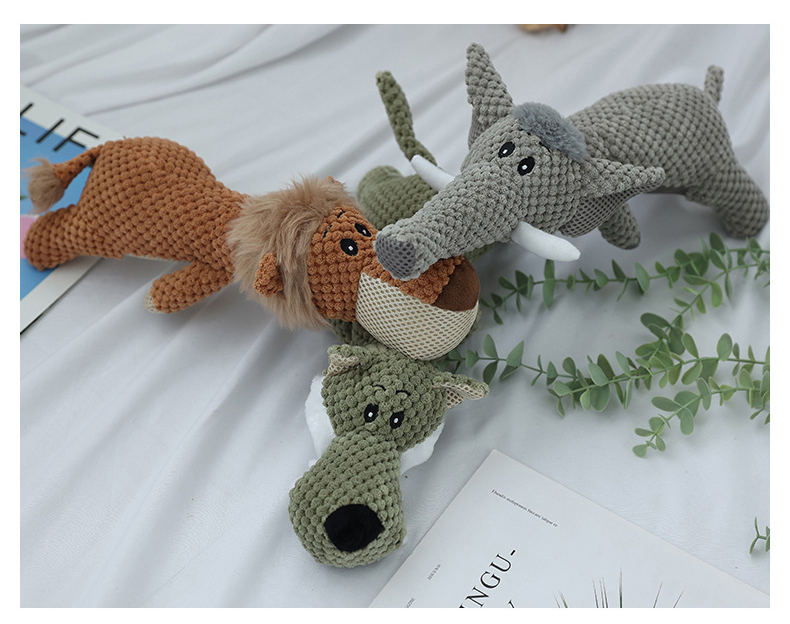 Soft Interactive Set Pet Dog Bites Toy Squeaky Chew Dog Toys For Pets Dog Companion Molar Toys Type Interactive Toys