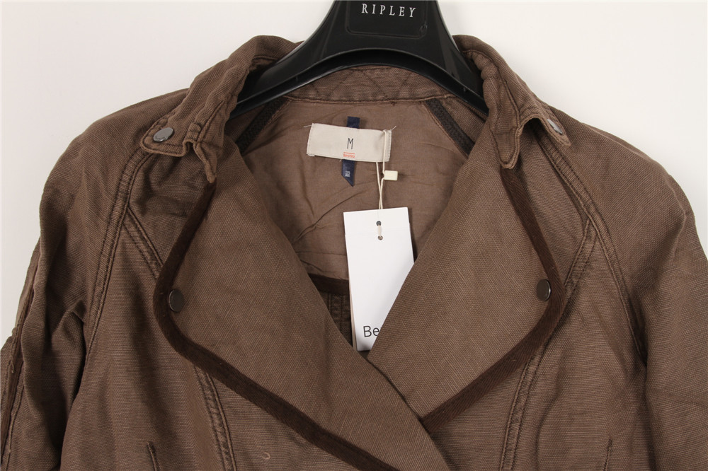 Ladies cotton casual jacket, Women's cotton washed coat, Vintage design, Old-Fashion