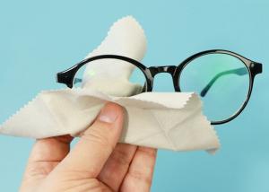 Wholesale Zigzag Edge Special Anti Fog 230gsm Microfiber Glasses Cloth from china suppliers