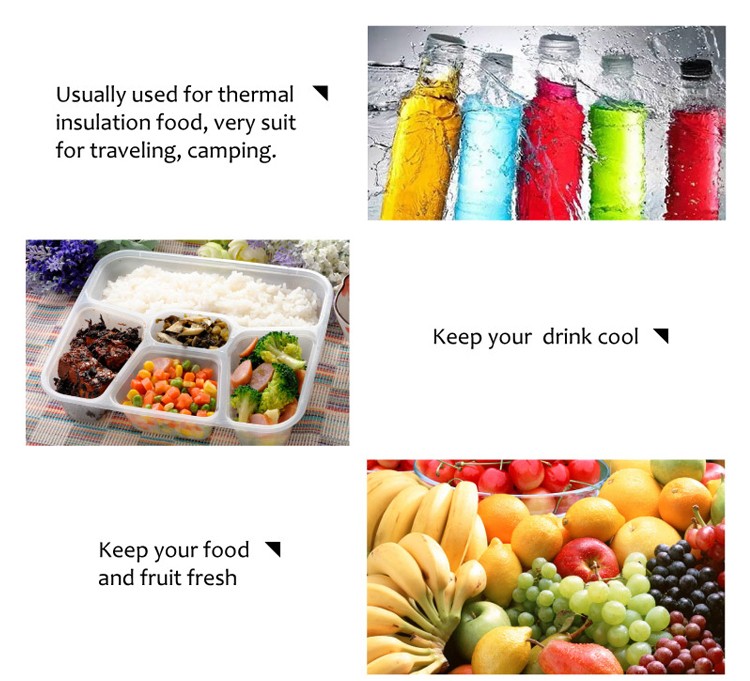 Dupont Paper Insulated Tote Lunch Bag Refrigerated Waterproof Lunch Containers