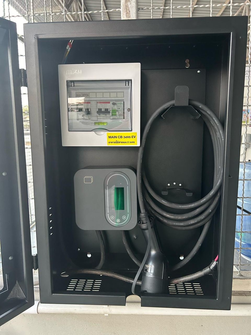 IP65 32Amp 22kW AC EV Charging Station Wallbox With Delay Charging