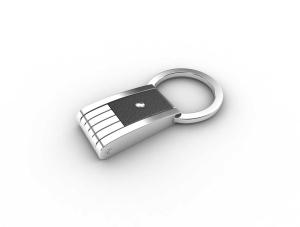 Wholesale Tagor Jewelry Top Quality Trendy Classic Men's Gift 316L Stainless Steel Key Chains ADK1 from china suppliers